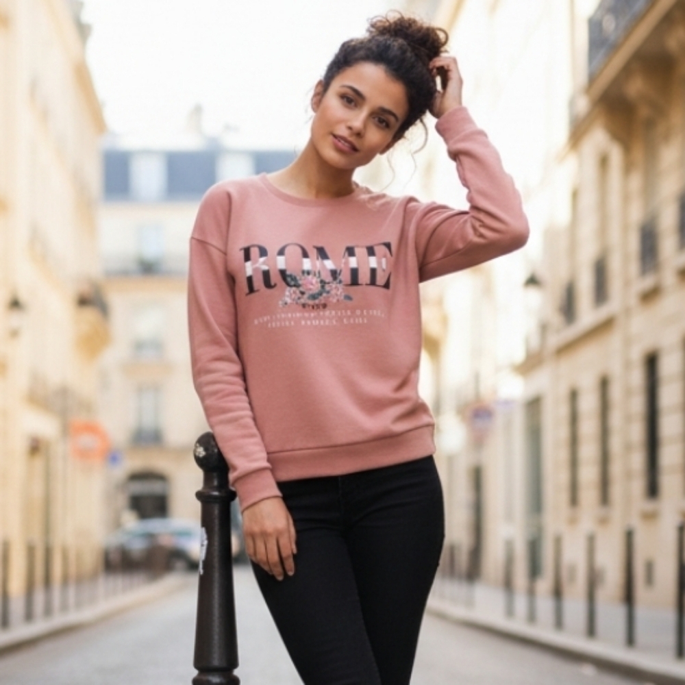 Divided H&M Rome Long Sleeve Sweatshirt Size Medium